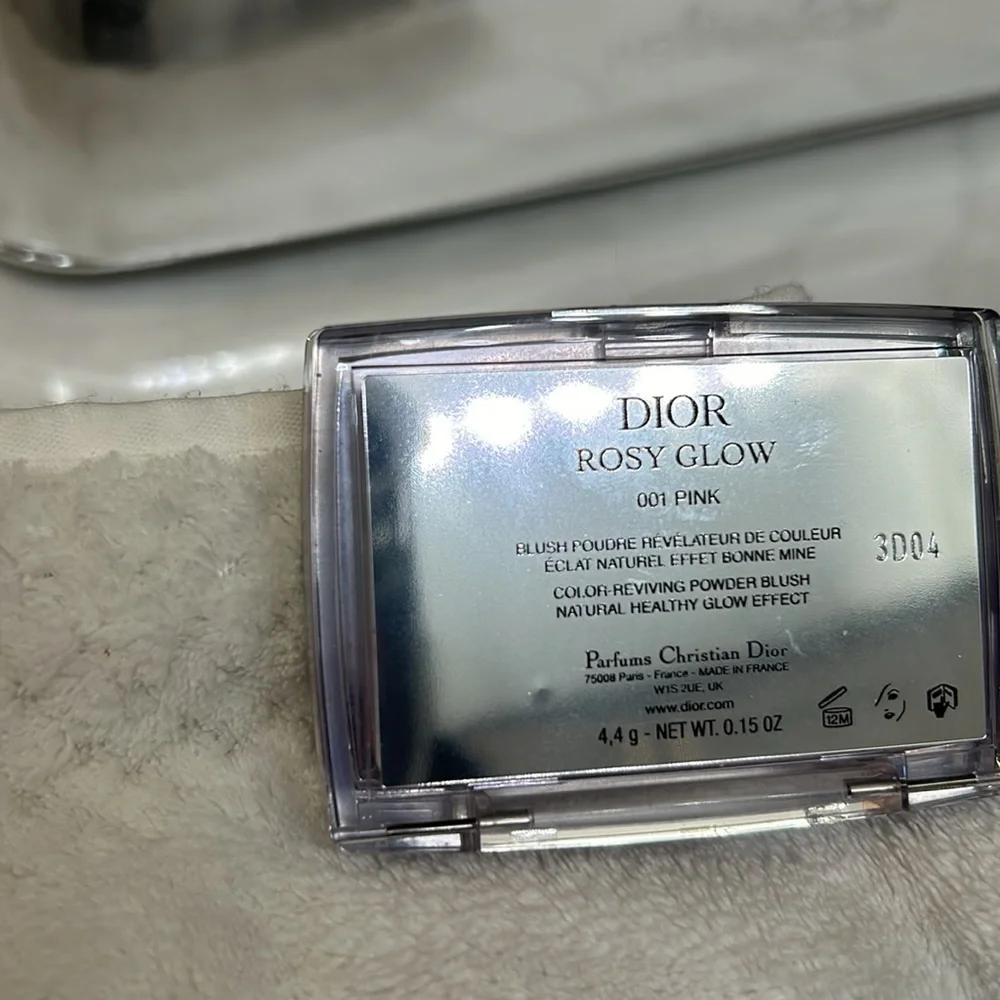 DIOR Rosy Glow 001 “Pink” Blush, gently used - Picture 3 of 7